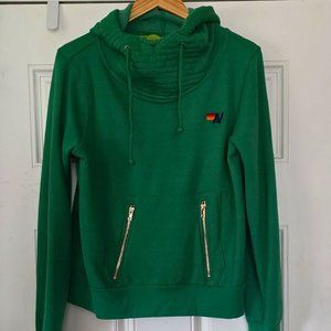 Aviator Nation Ninja Hoodie Sweatshirt St. Patrick's Day Green Small S $209